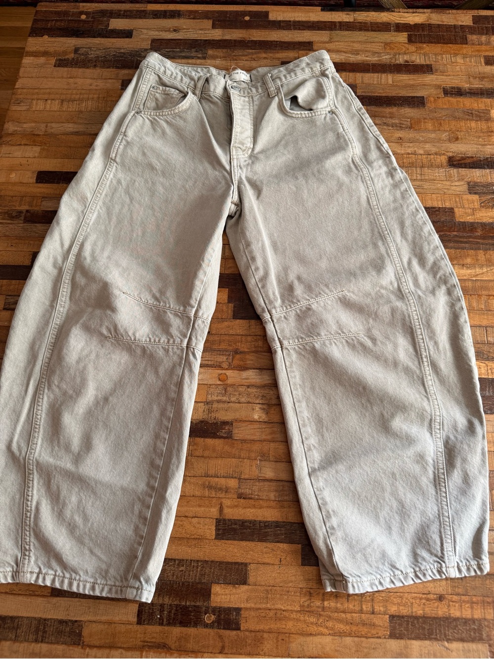 We The Free barrel Jeans in Light green